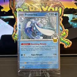 🐊 Pokemon Primarina 020/084 30th Anniversary Sealed Pitch Black Promo 🐊 - Image 1