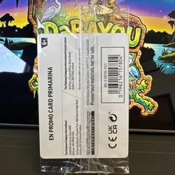 🐊 Pokemon Primarina 020/084 30th Anniversary Sealed Pitch Black Promo 🐊 - Image 2