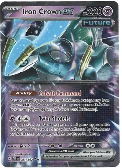 Iron Crown ex - Holo - SV05: Temporal Forces 081/162 - NM Pokemon - Image 1
