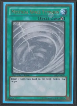 YuGiOh Mystical Space Typhoon GLD5-EN038 Ghost Rare - Image 1
