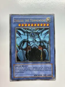 USA Seller Yugioh Obelisk the Tormentor GBI-002 Ultra Rare LP - Image 1