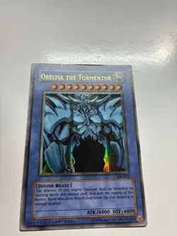 USA Seller Yugioh Obelisk the Tormentor GBI-002 Ultra Rare LP - Image 2