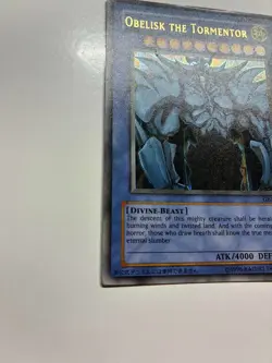 USA Seller Yugioh Obelisk the Tormentor GBI-002 Ultra Rare LP - Image 5