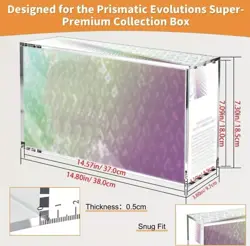 Acrylic Case fits Pokemon Super Premium Collection Prismatic Evolutions UPC SPC - Image 2