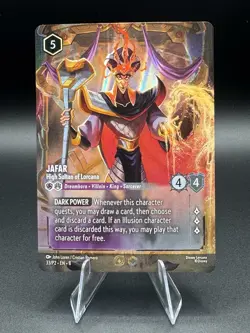 Disney Lorcana Jafar High Sultan of Lorcana - Set Champs Top 8 Foil Promo - Image 1