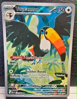Toucannon 094/084 Pitch Black Illustration Rare Pokemon Card NM - Image 1