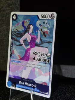 Bandai One Piece Card Game Boa Hancock OP02-059 Character Promo Special Foil EN - Image 2