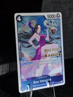 Bandai One Piece Card Game Boa Hancock OP02-059 Character Promo Special Foil EN - Image 3