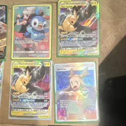 Pokemon TCG 6-Card Holo Lot Full Art TAG TEAM Pikachu Zekrom GX, V, EX - Image 2