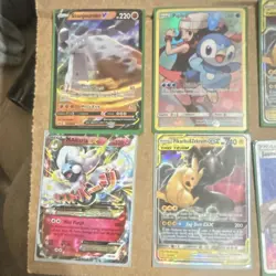 Pokemon TCG 6-Card Holo Lot Full Art TAG TEAM Pikachu Zekrom GX, V, EX - Image 3