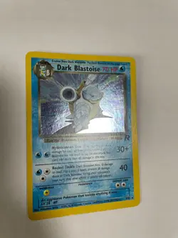 Dark Blastoise CLEAN Mint 3/82 Team Rocket Holo Pokemon Card Unlimited WOTC 2000 - Image 3