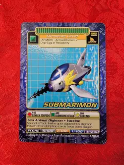 Bandai Digimon Trading Card Series 3 Submarimon Bo-126 - Image 1