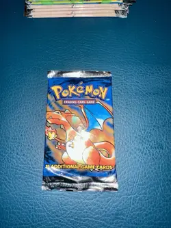 Pokemon Base Set Booster Pack RESEALED Guaranteed Unlimited Holo And Set Cards14 - Image 1