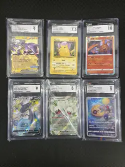 CGC Graded Pokemon Card Lot Charizard Pikachu Dragapult Lunatone Toxtricity - Image 1