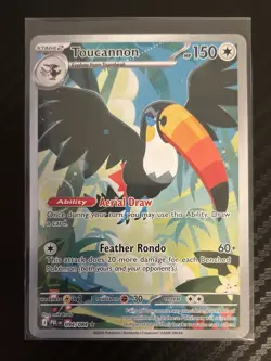 POKEMON TCG Pitch Black TOUCANNON IR Illustration Rare Card 094/084 - Image 1