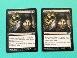 2x - Diabolic Tutor - Core Set 2011 - MTG - Magic the Gathering - x2 - Image 1