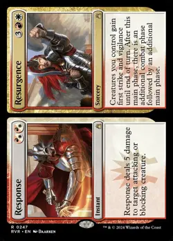 x1 Response // Resurgence - Foil R MTG Ravnica Remastered M/NM, English - Image 1