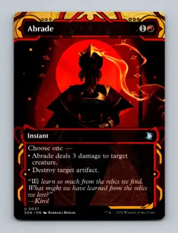 Abrade Secrets of Strixhaven: Mystical Archive Non-Foil MTG NM - Image 1