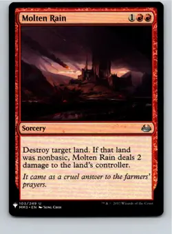 Magic the Gathering Molten Rain The List Reprints MTG Free Shipping! - Image 1