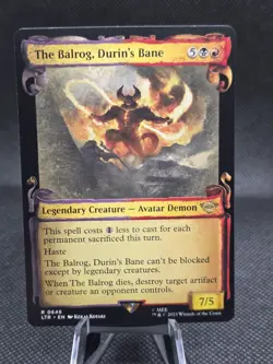 MTG - The Balrog, Durin's Bane (Showcase Scrolls) - LOTR: Tales Of Middle-Earth - Image 1