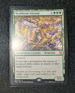Nyxbloom Ancient MTG Theros Beyond Death Mythic Foil Green 190/254 NM - Image 1