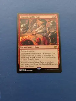 MTG Unquenchable Fury: Kamigawa Neon Dynasty Commander #23 – NM-MT - Image 1
