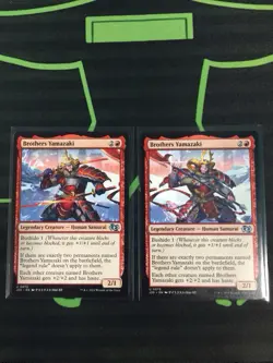 MTG Magic The Gathering Brothers Yamazaki Anime J25 72/73 Red Samurai - Image 1