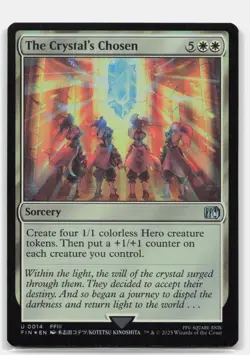 The Crystal's Chosen 14 FOIL UC FINAL FANTASY Magic: The Gathering NM - Image 1