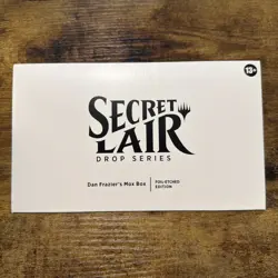 Dan Frazier's Mox Box Foil Etched Sealed Magic The Gathering Secret Lair - Image 1