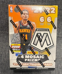 2021-22 Panini Mosaic Basketball EXCLUSIVE Sealed Blaster Box-MOSAIC PRIZMS! - Image 1
