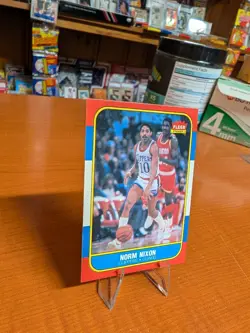 1986-87 Fleer Basketball Card #80 Norm Nixon Los Angeles Clippers BF.86 - Image 4