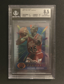 Topps 1994-95 Finest Michael Jordan Chicago Bulls #331 BGS Graded Card - Image 1