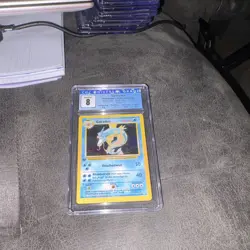 Pokemon TCG German 1999 Base Set Gyarados 6/102 CGC 8 1st Ed Holo - Image 1