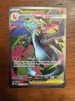 Pokemon TCG Mega Charizard X ex 109/094 Phantasmal Flames Ultra Rare Holo NM - Image 1