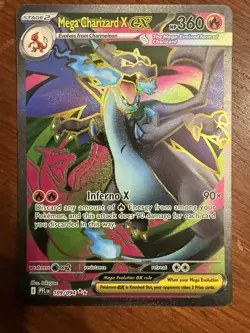 Pokemon TCG Mega Charizard X ex 109/094 Phantasmal Flames Ultra Rare Holo NM - Image 3