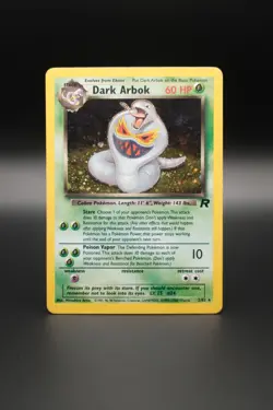 Dark Arbok 2/82 Holo Rare Team Rocket Pokemon Unlimited Holo LP-MP - Image 1