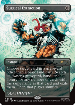 Foil VENOM UNLEASHED Colors Marvel's Spider-Man Secret Lair Drop SLD MTG PRESALE - Image 5