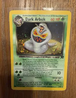 Pokemon TCG Dark Arbok Team Rocket Holo Rare Unlimited 2/82 English 1999 60 HP - Image 1