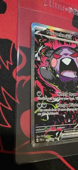 Pokemon Morpeko EX 117/084 ME05: Pitch Black Special Illustration Rare Full Art - Image 3