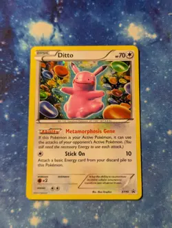Pokemon TCG Ditto Black Star Promo XY40 Holo Card LP Condition - Image 1
