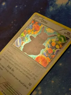 Pokemon TCG Ditto Black Star Promo XY40 Holo Card LP Condition - Image 3
