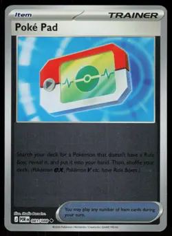 Poke Pad 081/088 Uncommon Perfect Order Pokemon Reverse Holo Near Mint - Image 1