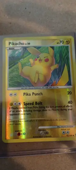 Pokemon TCG Pikachu D&P Stormfront 70/100 Reverse Holo Common - LP+ - Image 4