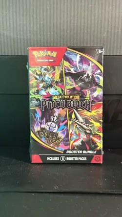 Pokemon PITCH BLACK MEGA EVOLUTION BOOSTER BUNDLE SEALED LOT OF 4 - Image 2
