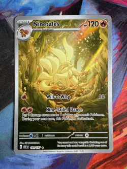 Ninetails 199/197 Obsidian Flames Holo Full Art IR Illustration Rare Pokemon - Image 1