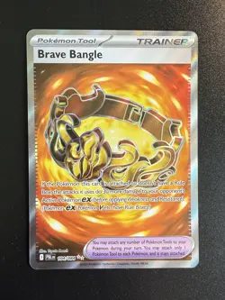 Brave Bangle 104/084 Full Art Ultra Rare Pokemon Pitch Black ME05 NM English - Image 1
