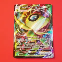 Pokemon TCG Celebi VMAX 008/198 SWSH06 Chilling Reign Ultra Rare Holo EN - Image 1