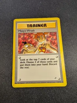 Misty's Wrath Gym Heroes Uncommon Trainer LP 114/132 Pokemon - Image 1