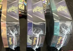 Lot Of 3 Triple Whammy Tins TCG Pokemon Factory Sealed Fast Shipping - Image 5