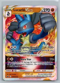 Lucario VSTAR SWSH214 Holo Promo Sword & Shield Promo Pokemon Near Mint - Image 1
